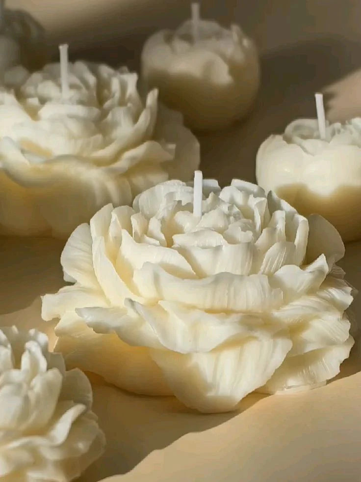 Peony Flower Candle🌸