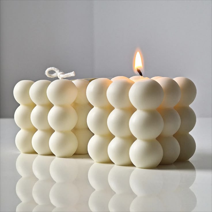 Large Bubble Candle 🫧 | A Statement Piece for Your Space