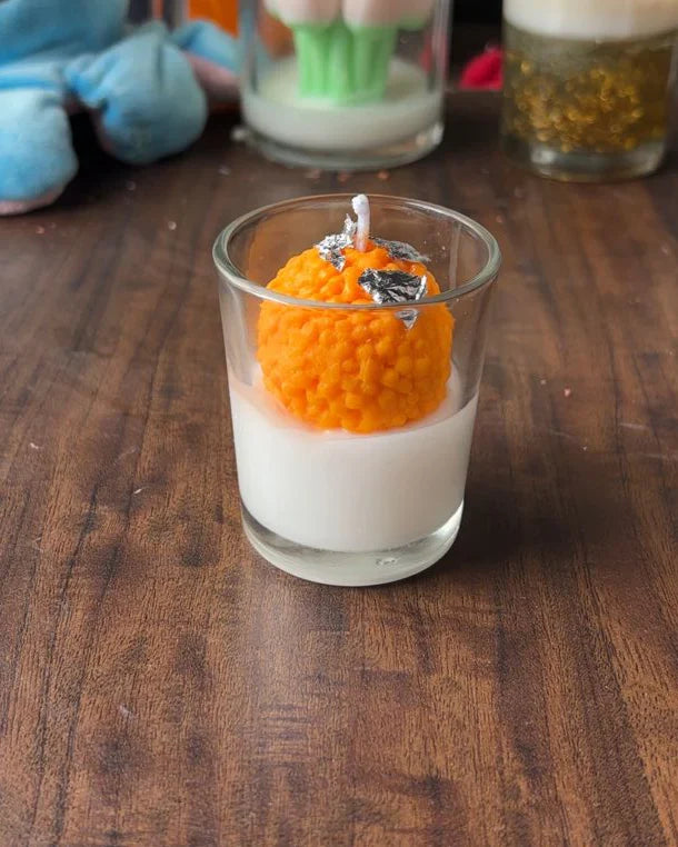 Laddu Shot Glass Candle