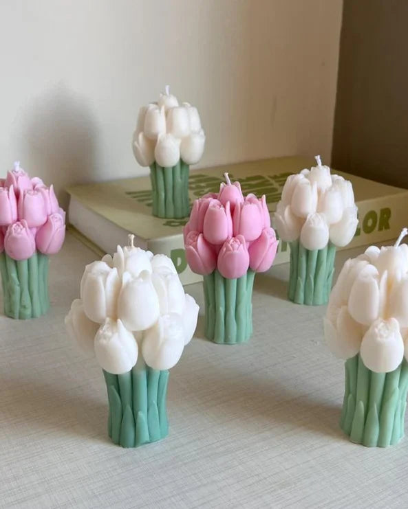 Tulip Bouquet Candle🌷