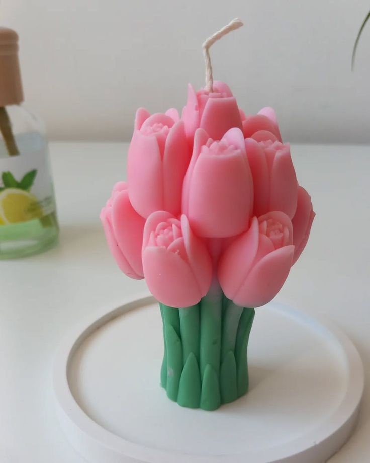 Tulip Bouquet Candle🌷