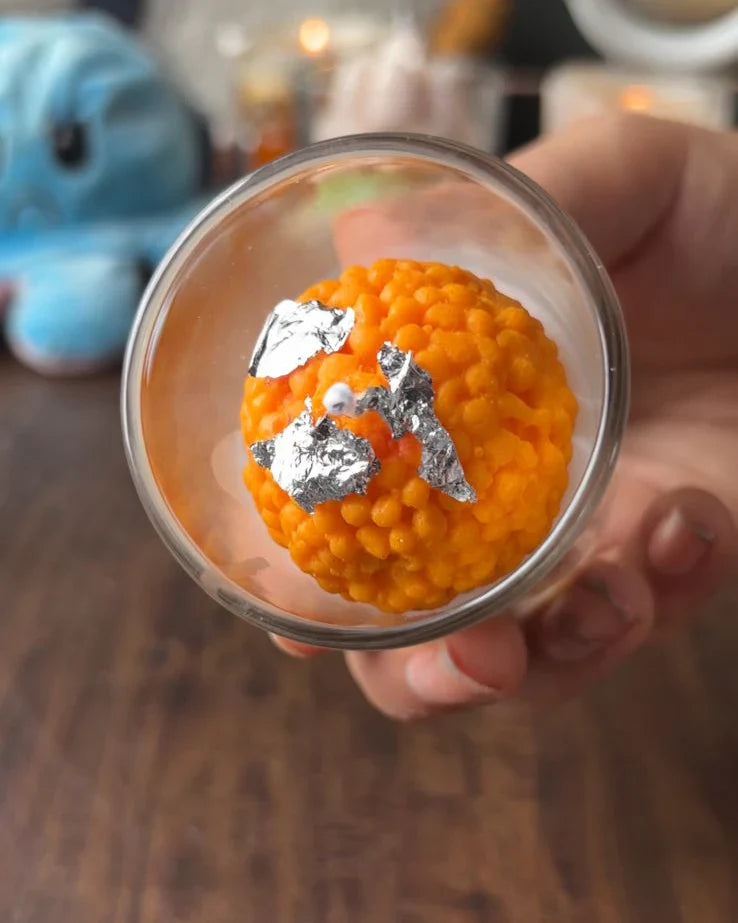 Laddu Shot Glass Candle